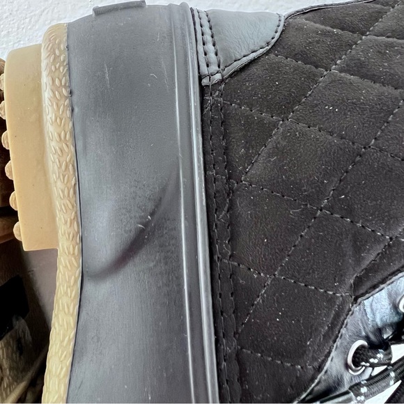 Liz Claiborne Winter/ Rain Boots Memory Foam LC Redonda Black Winter Boots Sz 6 - Picture 15 of 15